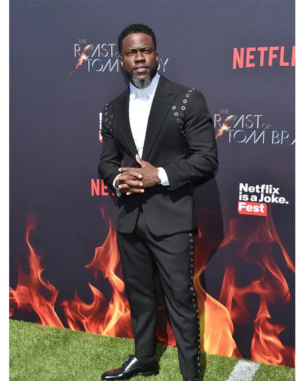 The Roast Of Tom Rob 2024 Kevin Hart Black Suit