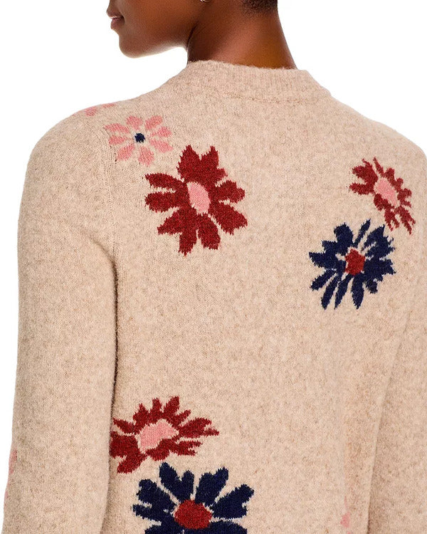 The Today Show 2024 Dylan Dreyer Brown Floral Cardigan