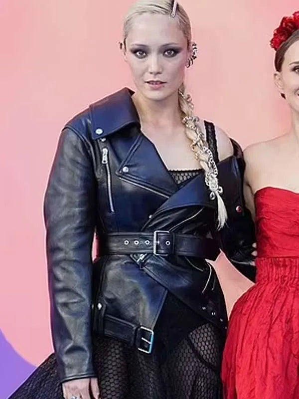 Pom Klementieff Thor Love and Thunder Black Leather Jacket