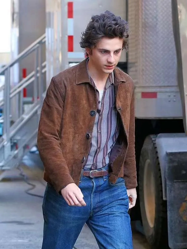 A Complete Unknown Bob Dylan Suede Leather Jacket