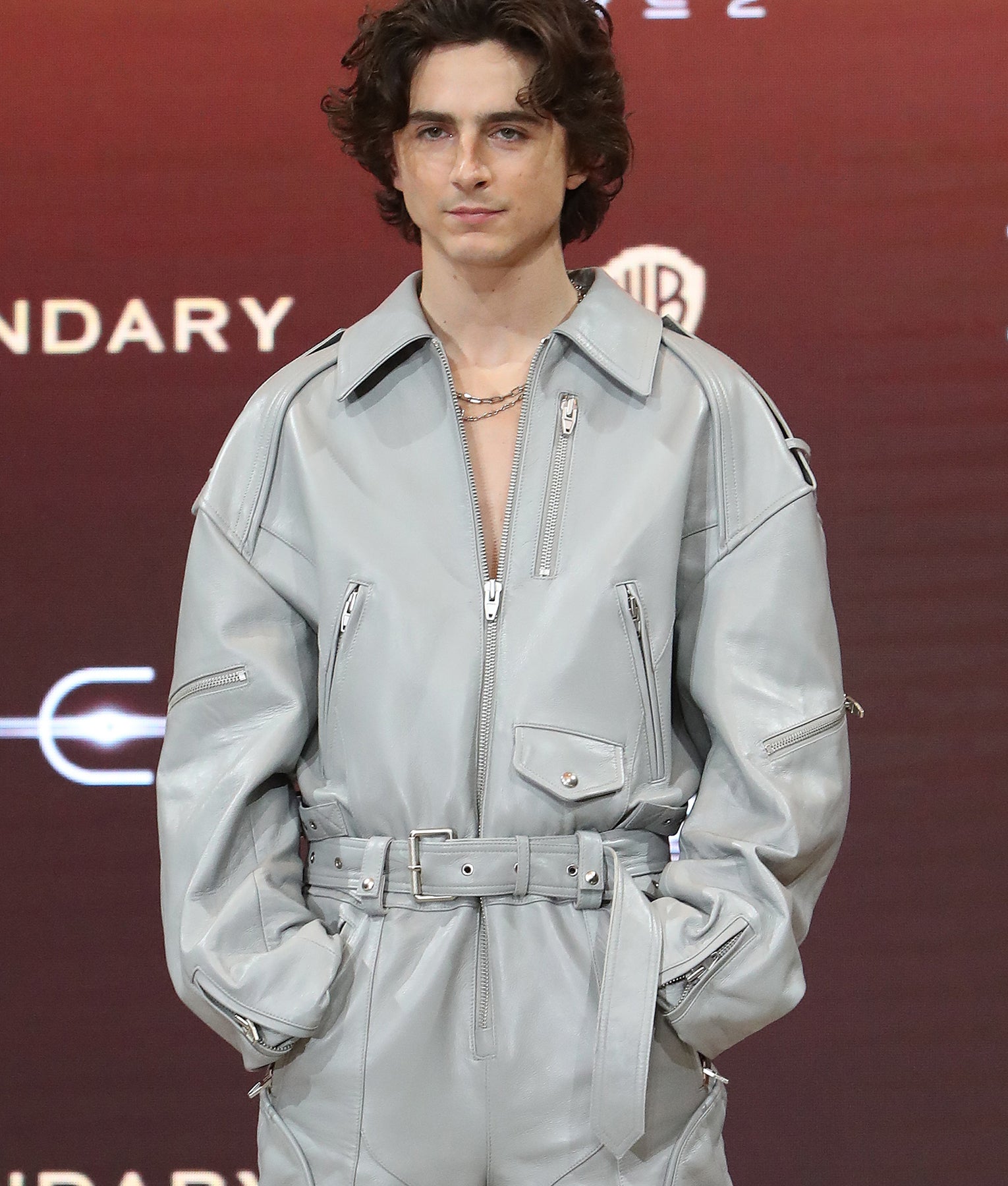 Timothee Chalamet Dune Grey Jumpsuit