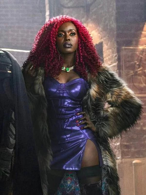 Titans Starfire Fur Coat