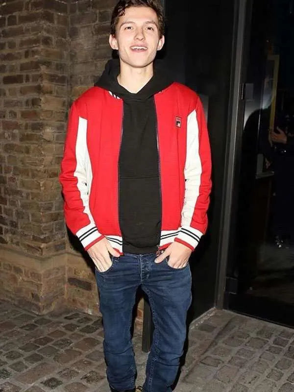 Tom Holland Red Fleece Jacket