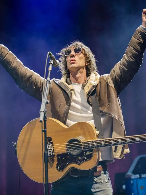 Richard Ashcroft Tramlines Festival 2023 Shearling Jacket