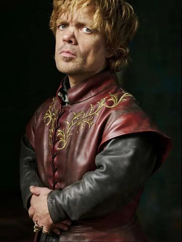 Game Of Thrones Peter Dinklage Leather Vest - PINESMAX