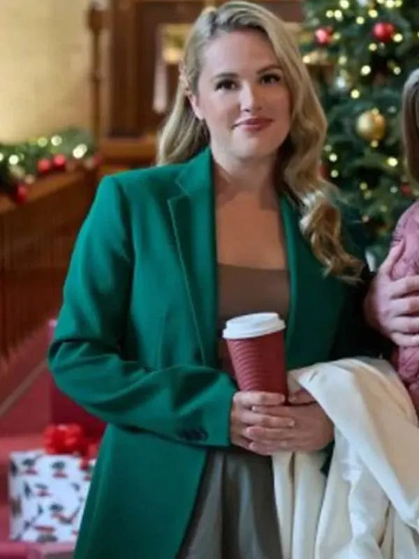 Unwrapping Christmas Tina’s Miracle Natalie Hall Green Blazer