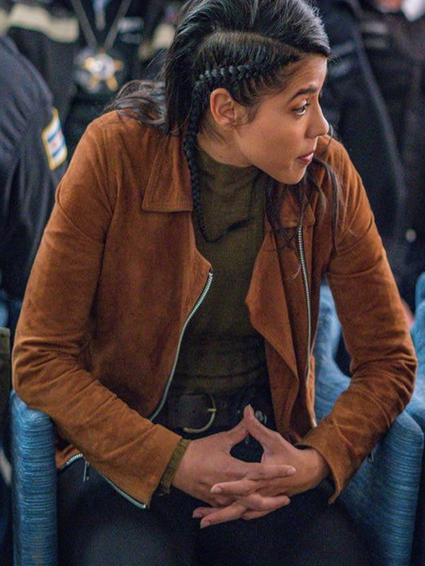 Vanessa Rojas Chicago PD S07 Suede Jacket