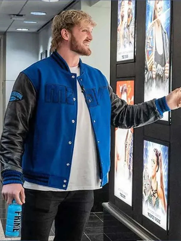 Logan Paul WWE Varsity Jacket