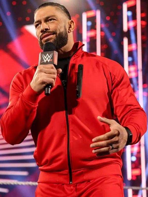 WWE Roman Reigns Red Tracksuit