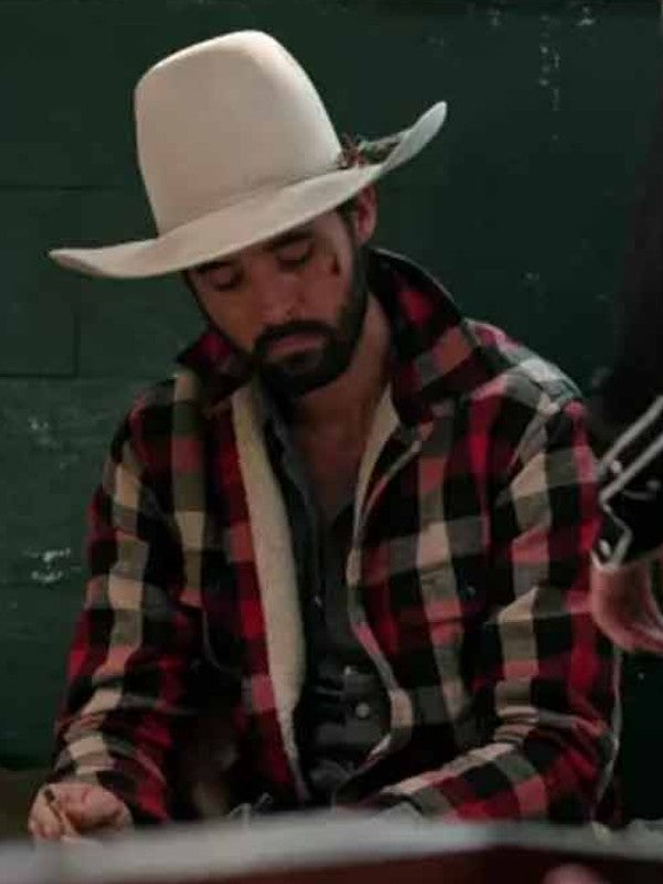 Yellowstone S03 Ryan Bingham Plaid Jacket