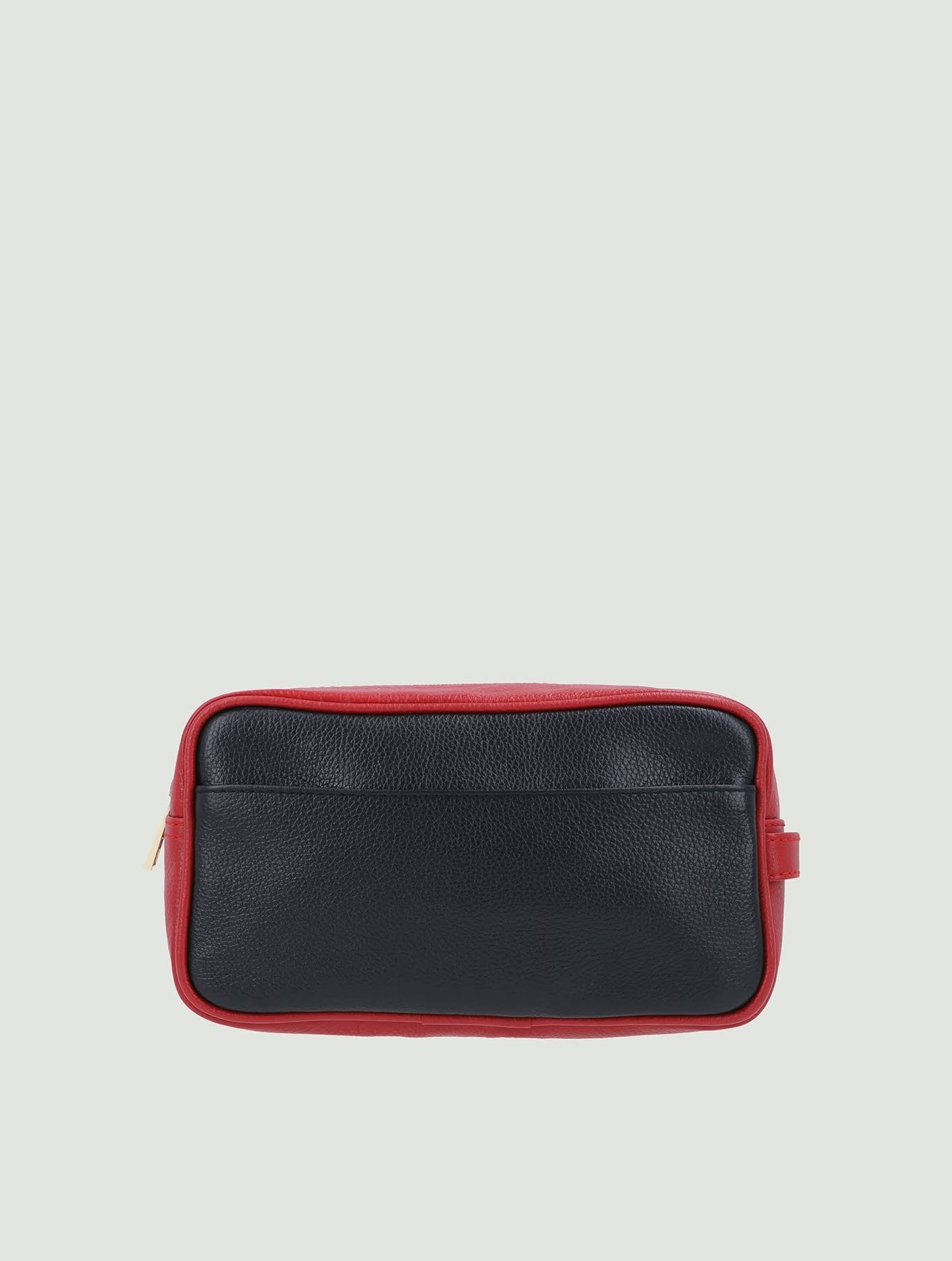 Dual Color Toiletry Leather Bag