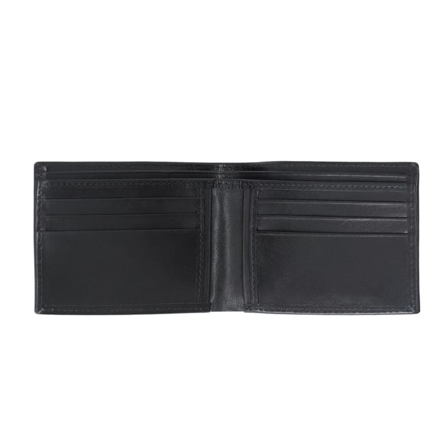 Black Solid Color Faux Leather Wallet