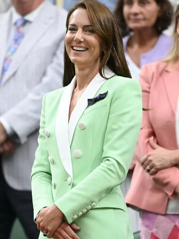 Princess of Wales Catherine Mint Green Blazer