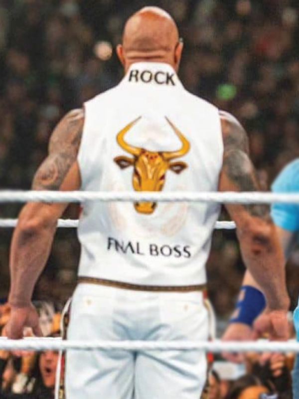 WrestleMania The Rock Final Boss Vest