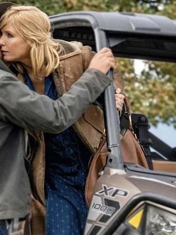 Yellowstone Beth Dutton Leather Coat