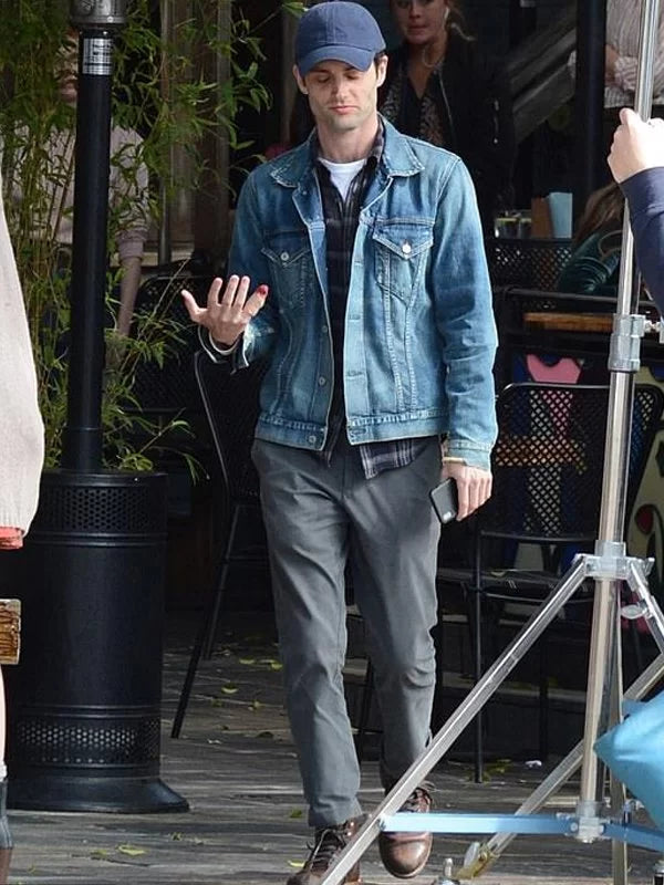 You Penn Badgley Denim Jacket