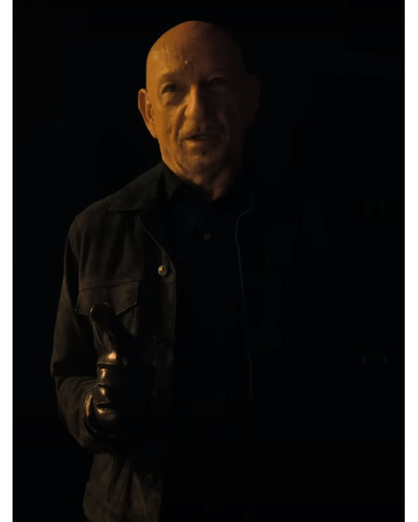 The Killer’s Game 2024 Ben Kingsley Black Jacket