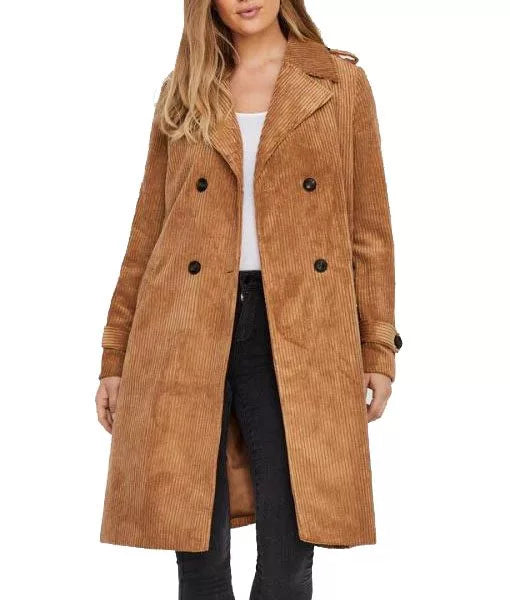 Women’s Tobacco Brown Trench Coat