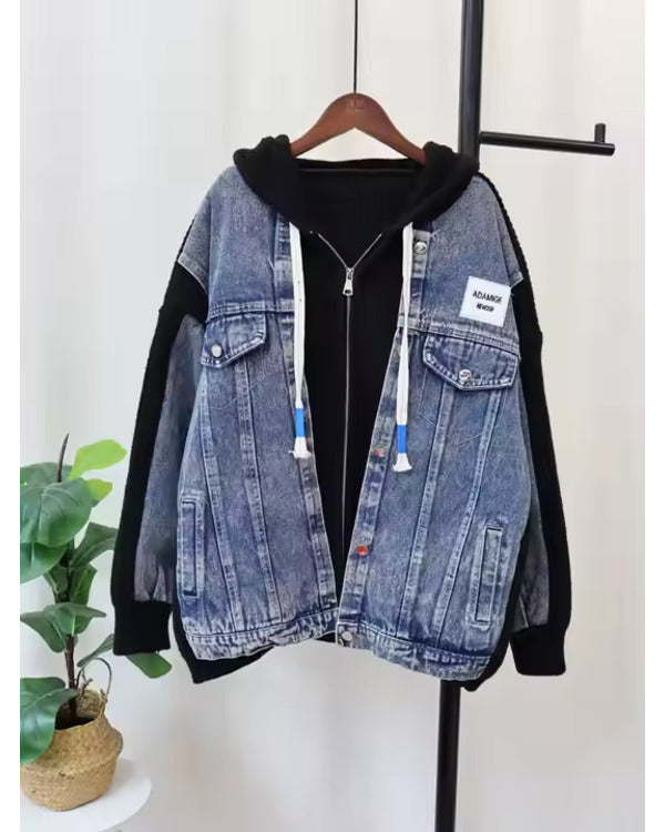 After Midnight 2024 Taylor Tomlinson Hooded Denim Jacket