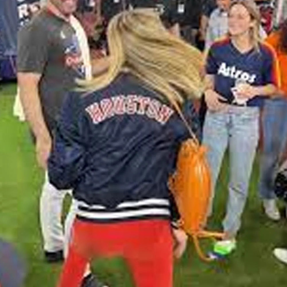 Kate Upton Astros Victory Parade Jacket