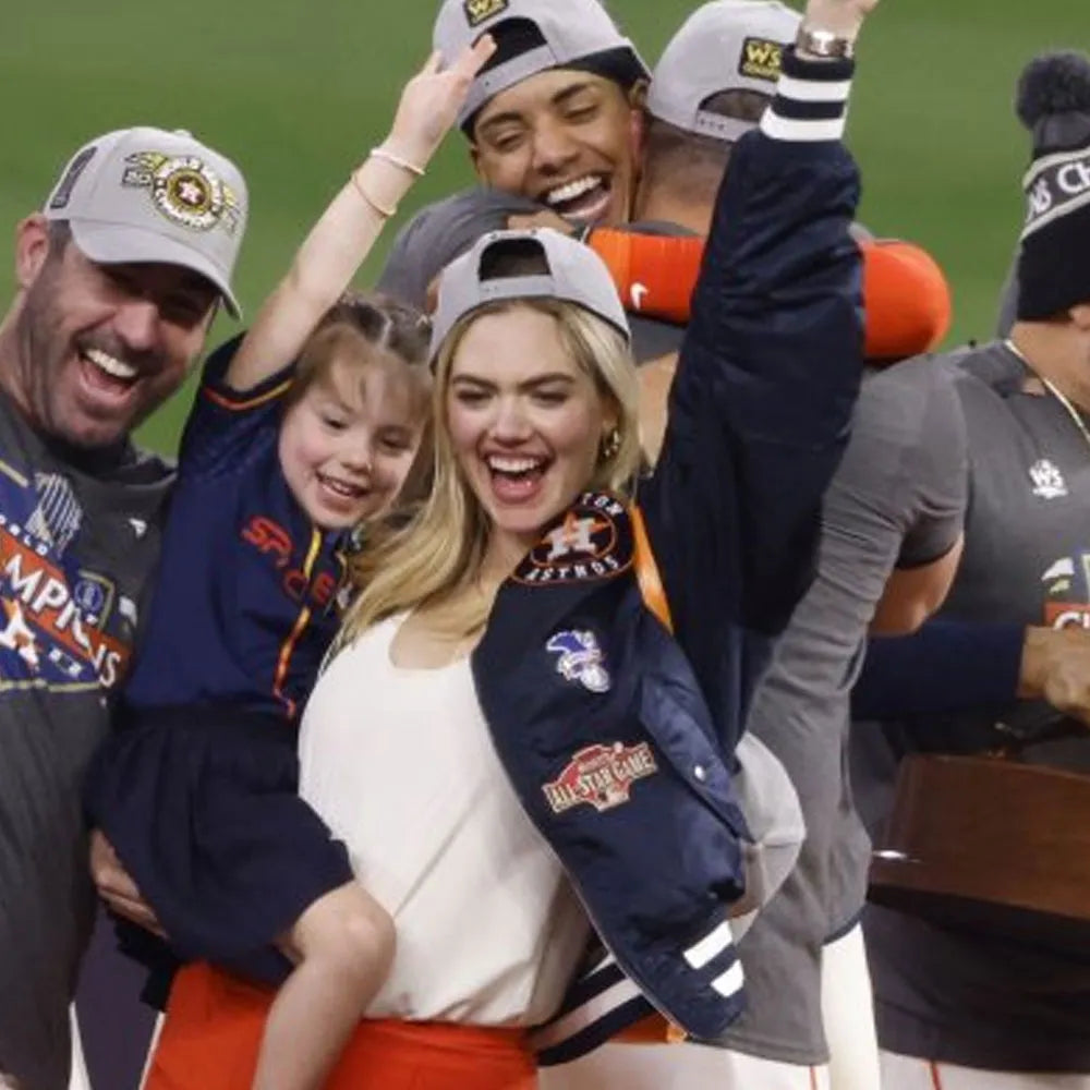 Kate Upton Astros Victory Parade Jacket