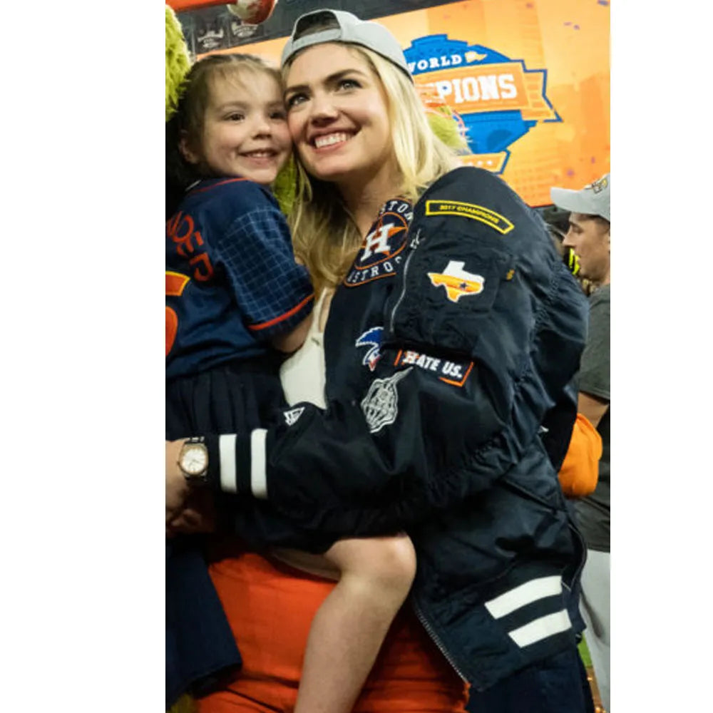 Kate Upton Astros Victory Parade Jacket