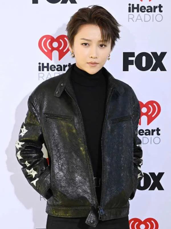 Xin Liu 2024 iHeartRadio Music Awards Black Leather