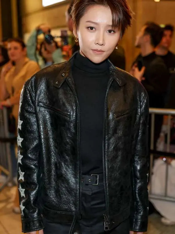 Xin Liu 2024 iHeartRadio Music Awards Black Leather