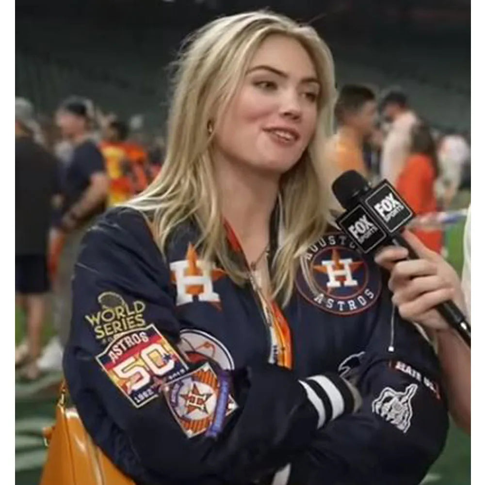 Kate Upton Astros Victory Parade Jacket