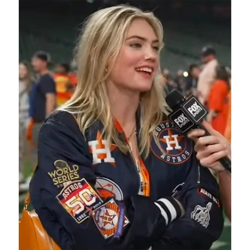 Kate Upton Astros Victory Parade Jacket