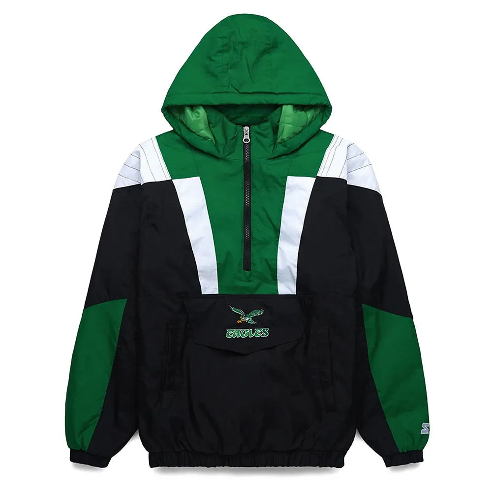 Jason Kelce New Heights Podcast Eagles Starter Jacket