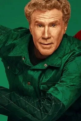 Spirited Will Ferrell Quilted Jacket