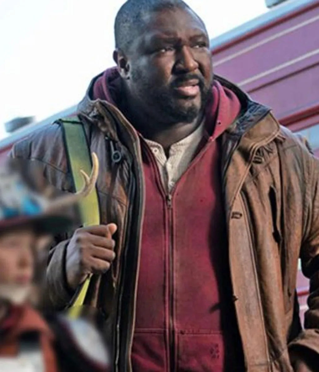 Sweet Tooth Nonso Anozie Brown Trench Coat