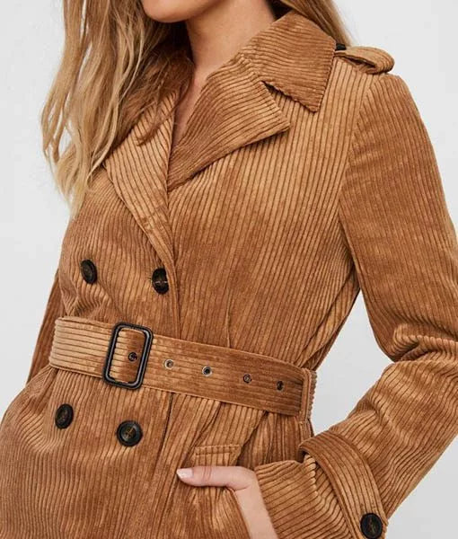 Women’s Tobacco Brown Trench Coat