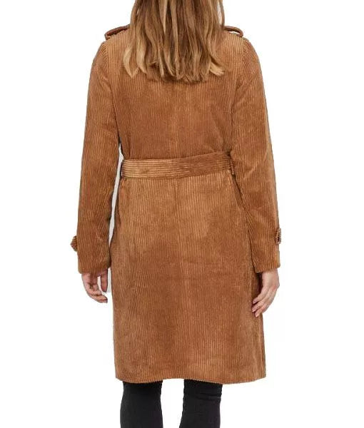 Women’s Tobacco Brown Trench Coat