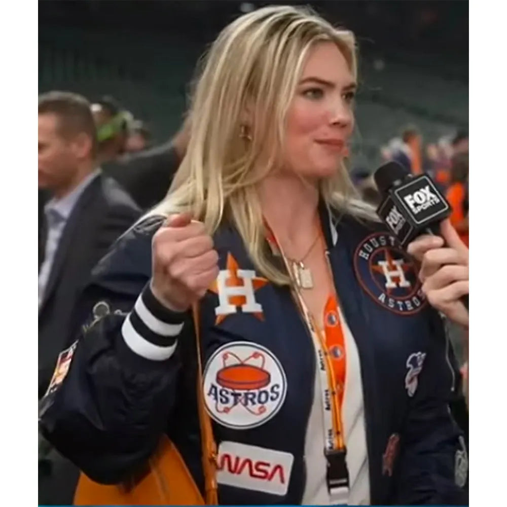 Kate Upton Astros Victory Parade Jacket