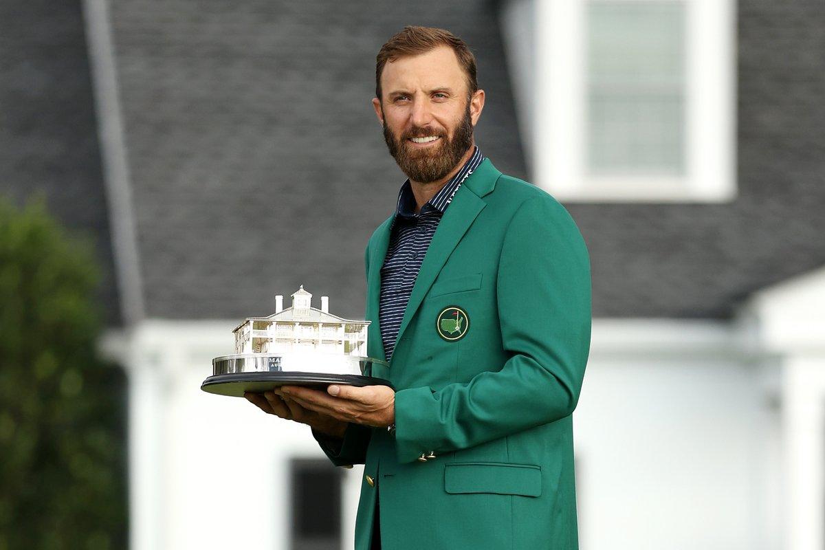 Dustin Johnson Green Jacket Masters Ceremony - PINESMAX