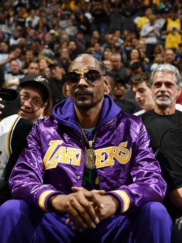 Snoop Dogg Los Angeles Lakers Purple Jacket - jACKETPOP