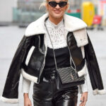 Ashley-Roberts-Shearling-Sheepskin-Leather-Jacket-1