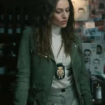 Berlin-S01-Raquel-Murillo-Green-Suede-Leather-Jacket