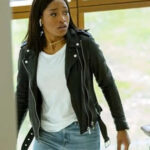 Berlin-Station-April-Lewis-Black-Leather-Jacket