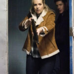 Donna-Hanscum-Supernatural-Shearling-Suede-Jacket