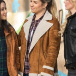 Donna-Hanscum-Supernatural-Shearling-Suede-Jacket