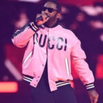 Brit-Awards-Idris-Elba-Pink-Varsity-Jacket