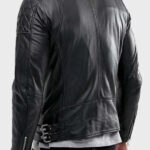 MensBlackJacket_StylishCafeRacer