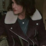 Carla-Gugino-The-Girls-On-The-Bus-2024-Suede-Jacket