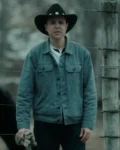 Carlos-Rodriguez-Christmas-Cowboy-2024-Armando-Gutierrez-Green-Denim-Jacket
