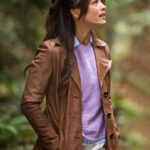 Cassandra-Lee-Murder-in-a-Small-Town-2024-Brown-Leather-Coat