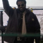 Craig-Robinson-Hot-Frosty-Black-Shearling-Jacket