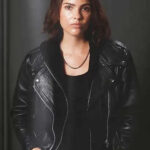 Cult-Killer-2024-Shelley-Hennig-Black-Leather-Jacket